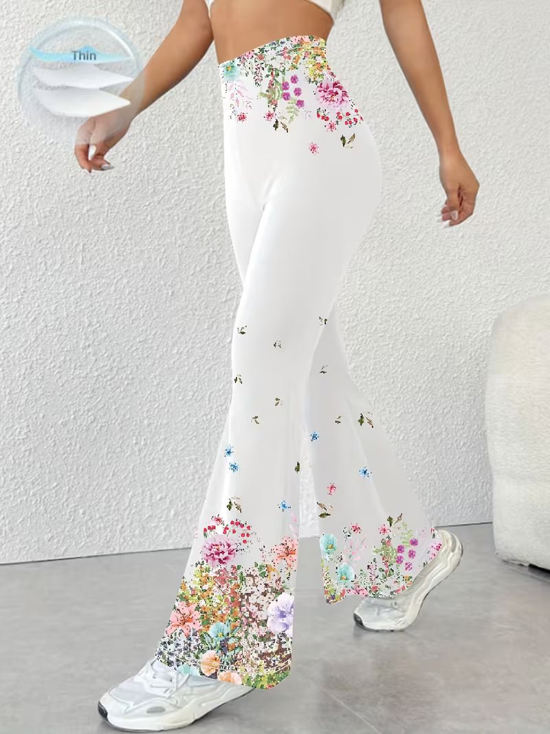 Boho Floral Flared Pants for Women {Buy 1 Get 1 Free}