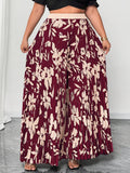 🌸 Elegant Floral Print Wide Leg Pants for Women 🌸