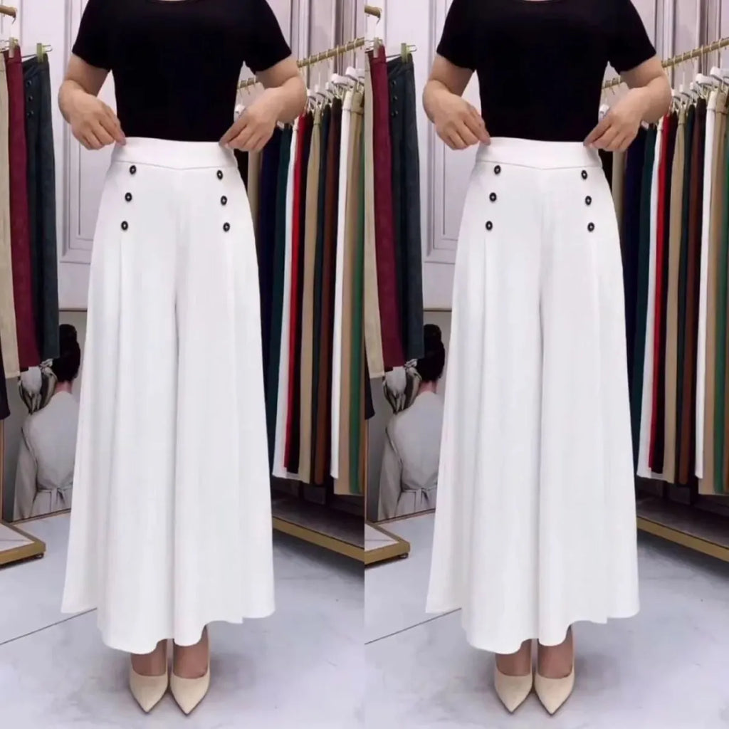 Ruidiandian Premium High-Waist Wide-Leg Palazzo Pants