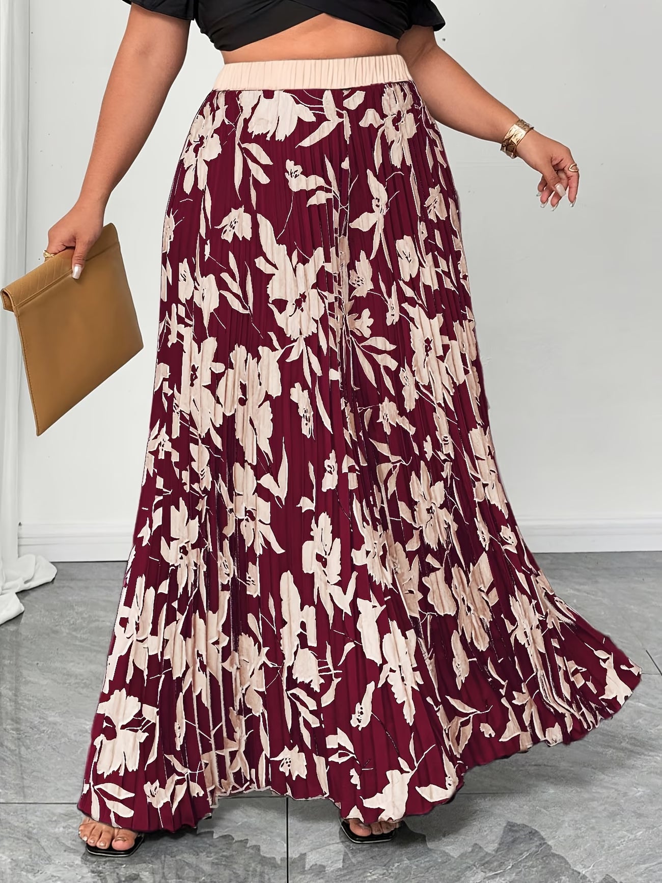 🌸 Elegant Floral Print Wide Leg Pants for Women 🌸