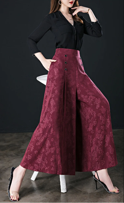 Trending Designable Ice Silk Palazzo Pants Cool & Comfy Palazzo Pants {Buy 1  Get 1 Free}