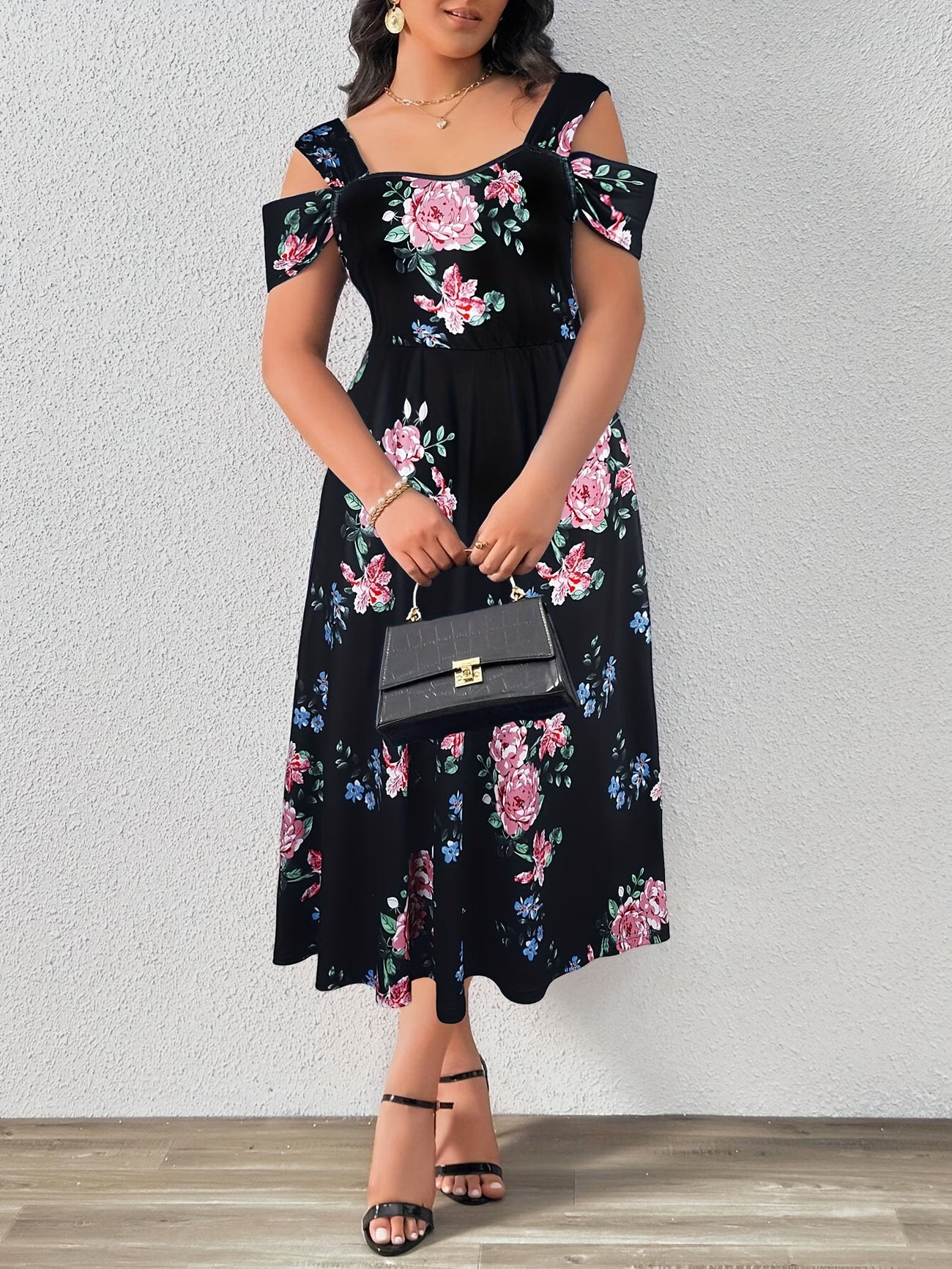 💖 Valentine Day Vacation Print Dress 💖