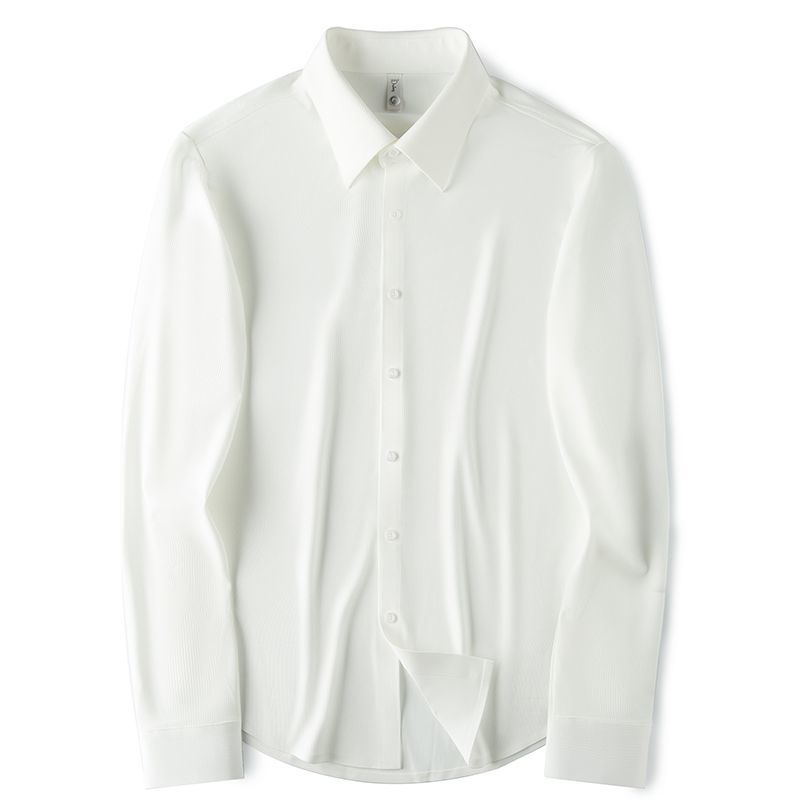 Refined Stripe Cotton Shirt – Tailored Fit