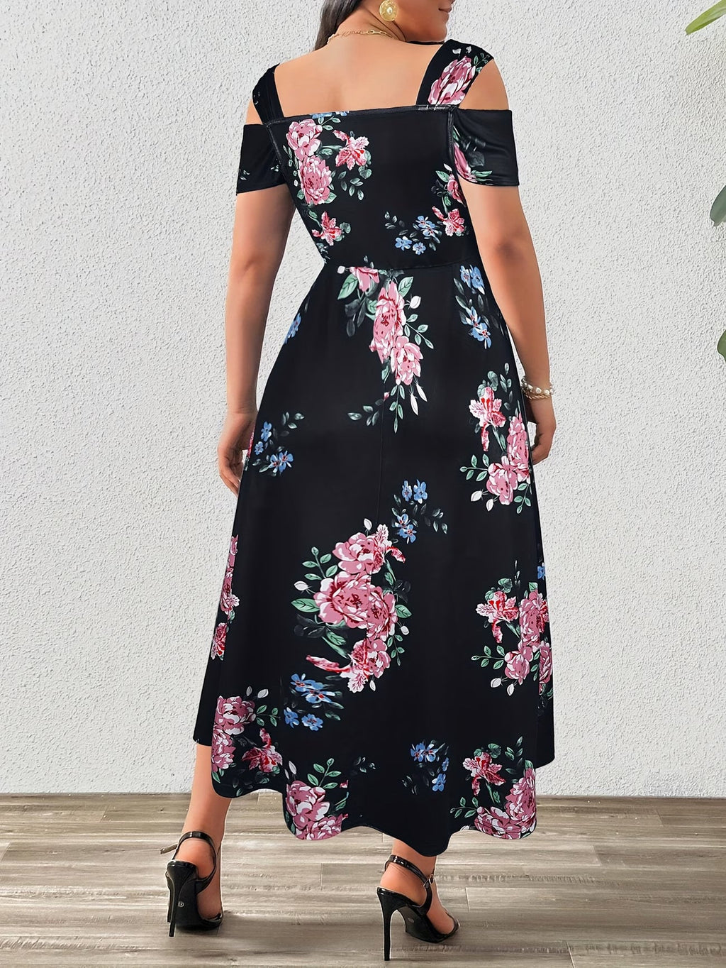 💖 Valentine Day Vacation Print Dress 💖