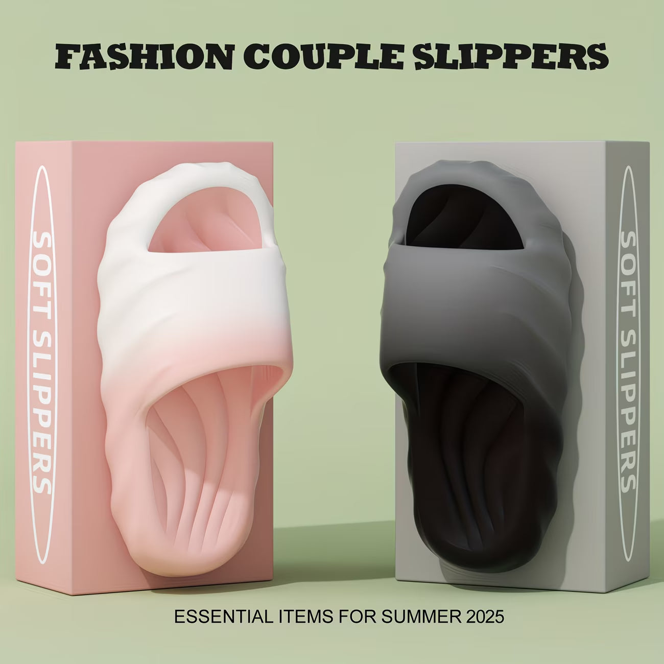 Comfort Thick-Sole Indoor & Outdoor Slippers