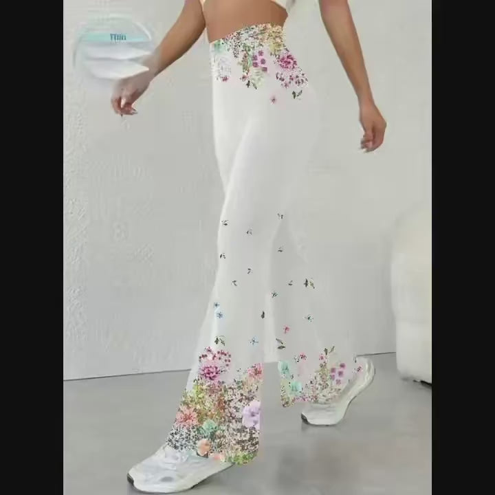 Boho Floral Flared Pants for Women {Buy 1 Get 1 Free}