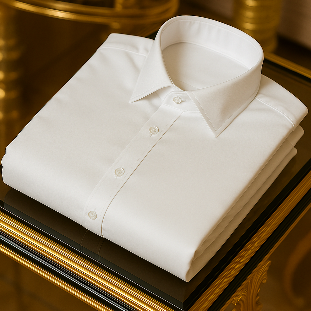 Luxury Silk Business Shirt – Long Sleeve