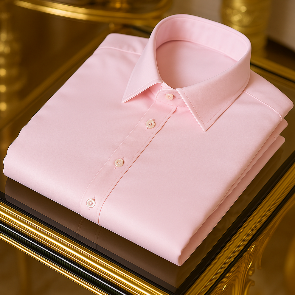 Luxury Silk Business Shirt – Long Sleeve
