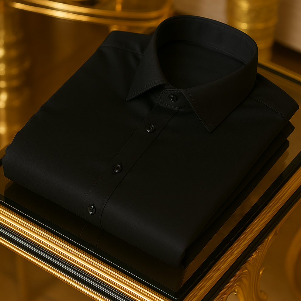 Luxury Silk Business Shirt – Long Sleeve