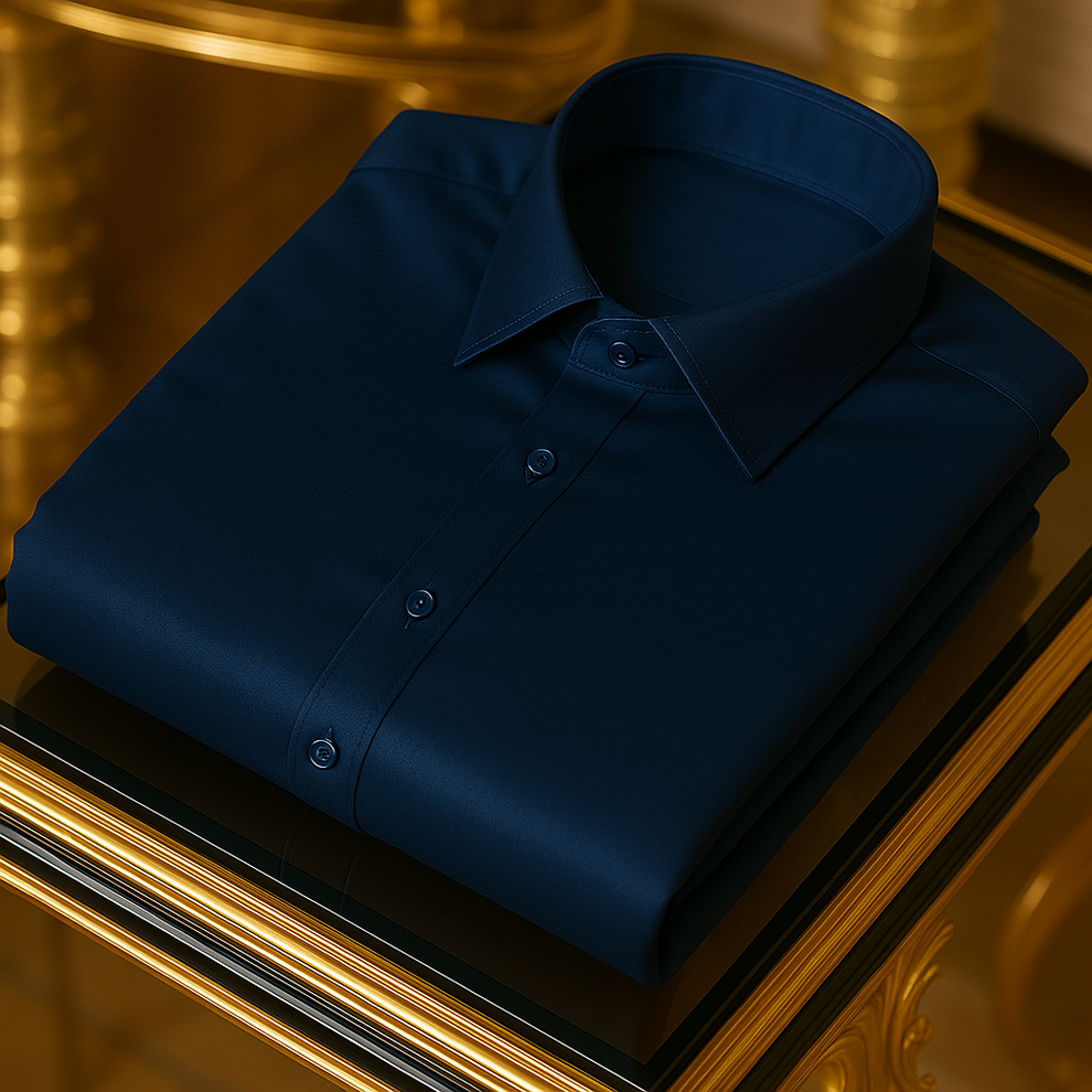 Luxury Silk Business Shirt – Long Sleeve