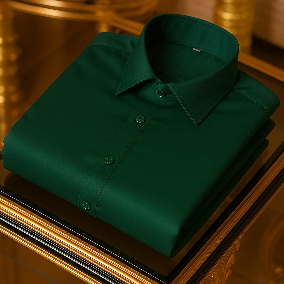 Luxury Silk Business Shirt – Long Sleeve